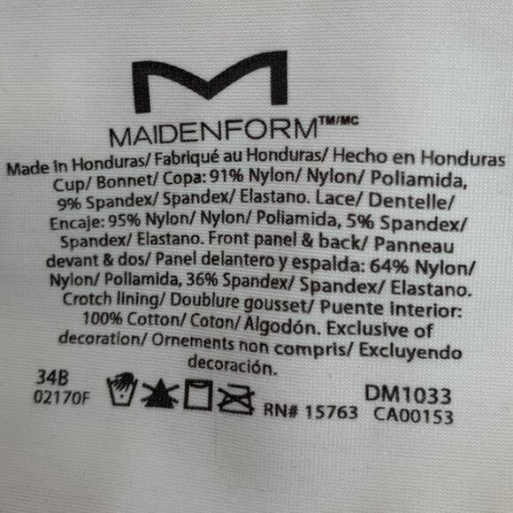 Maidenform NWOT Body Shaper Tan Size 34B Underwire - Picture 14 of 14